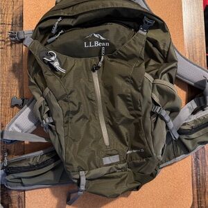L.L. Bean Forest Green Hiking Backpack